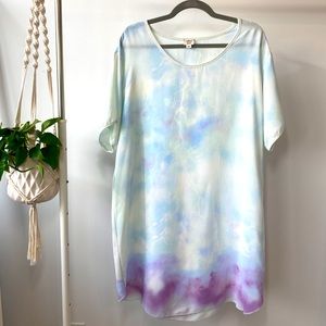 Aritzia Wilfred Silk T-shirt Dress